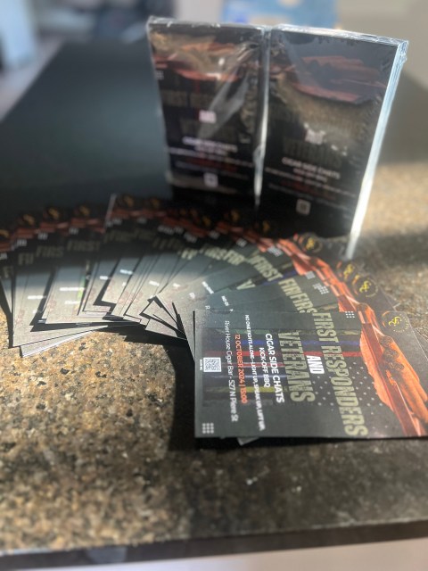 Printed business cards designed by Thrive Marketing